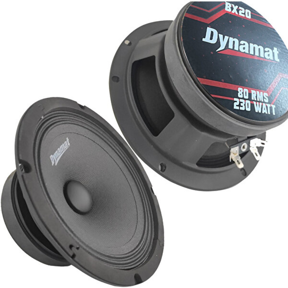 Dynamat Oto Midrange 20CM 230W 80RMS Dynamat Bx-20 Oto Hoparlörleri & SubWoofer Fiyatı