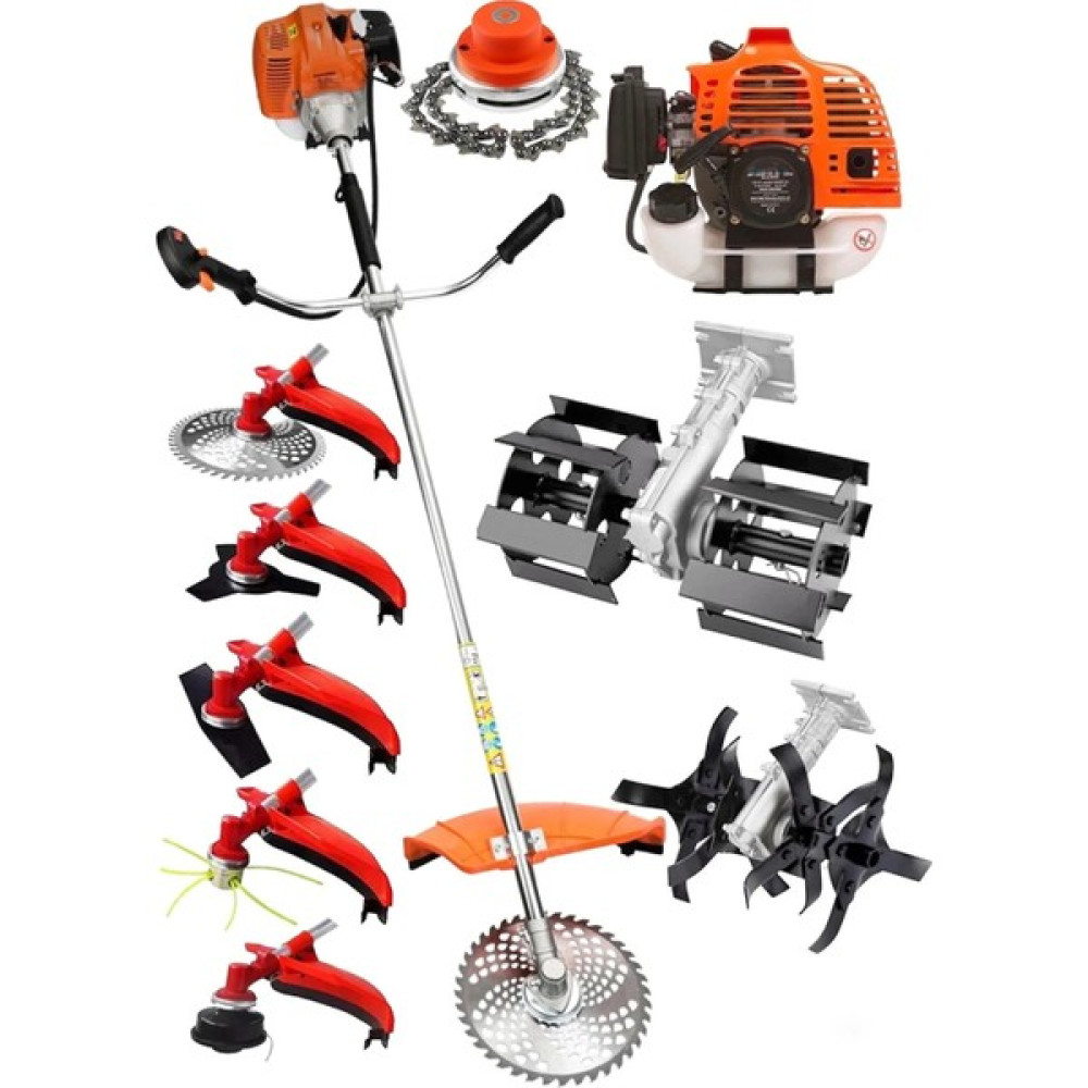 Dynamic Max 9 Hp Benzinli Çim Ot Biçme Yan Tipi Tırpan Bakır Sargı Full Set 6 Başlık 2 Çapalama Aparatı 4x4 Bahçe Makinesi Fiyatı