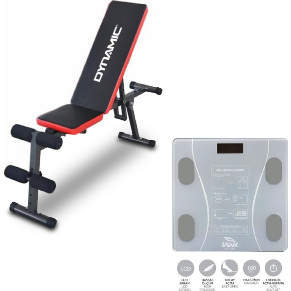 Dynamic Mekik Sehpası + Voit Bluetooth Baskül Fitness Kondisyon Aksesuarları Fiyatı