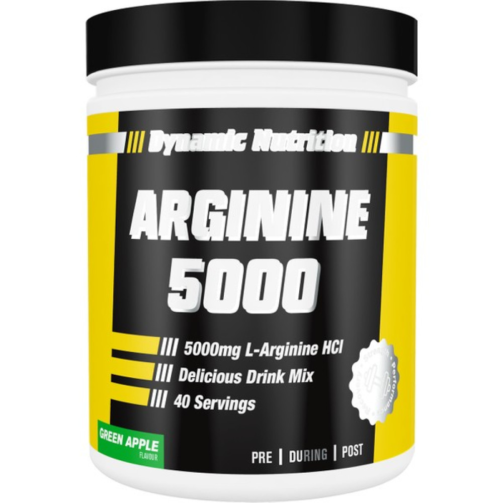 Dynamic Nutrition Dynamic Arginine 5000 320 gr - 40 Porsiyon Yeşil Elma Aromalı Amino Asit Fiyatı