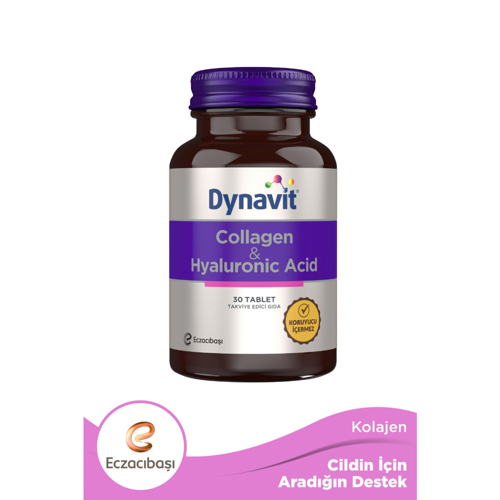 Dynavit Collagen & Hyaluronic Acid 30 Tablet Sağlık Fiyatı