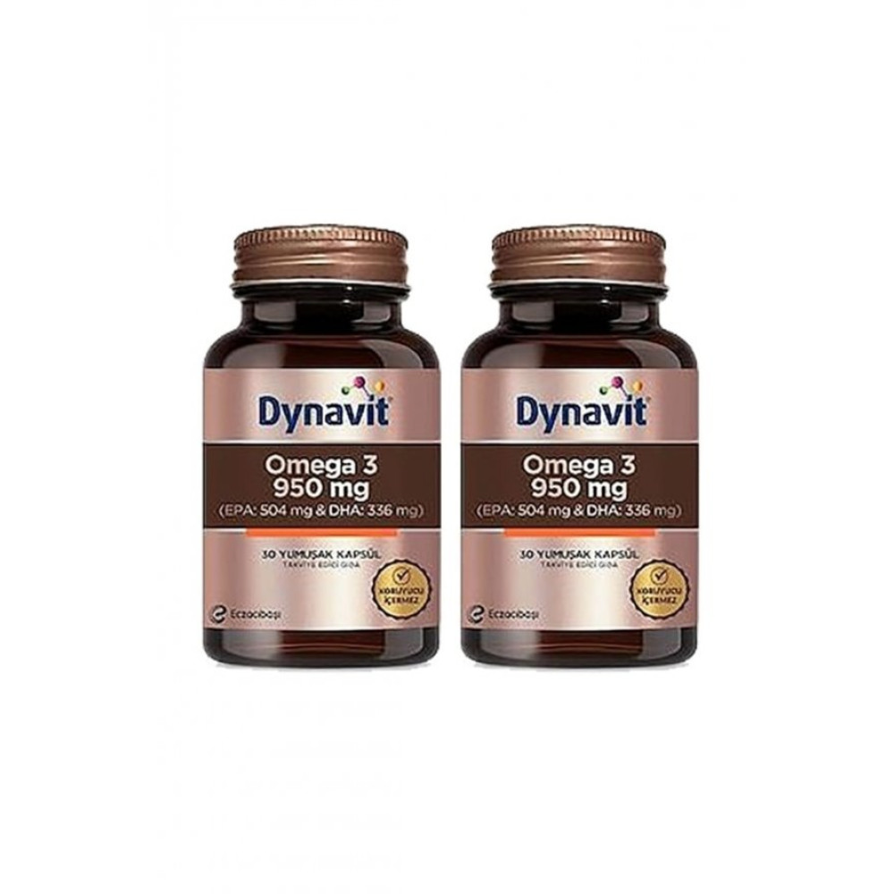 Dynavit Omega 3 950 Mg Yumusak Kapsul 30 Lu X 2 Adet Kişisel Bakım Gereçleri Fiyatı