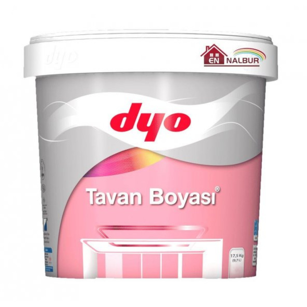 Dyo Tavan Boyasi 17,5 Kg Beyaz İç Cephe Duvar Boyası Fiyatı