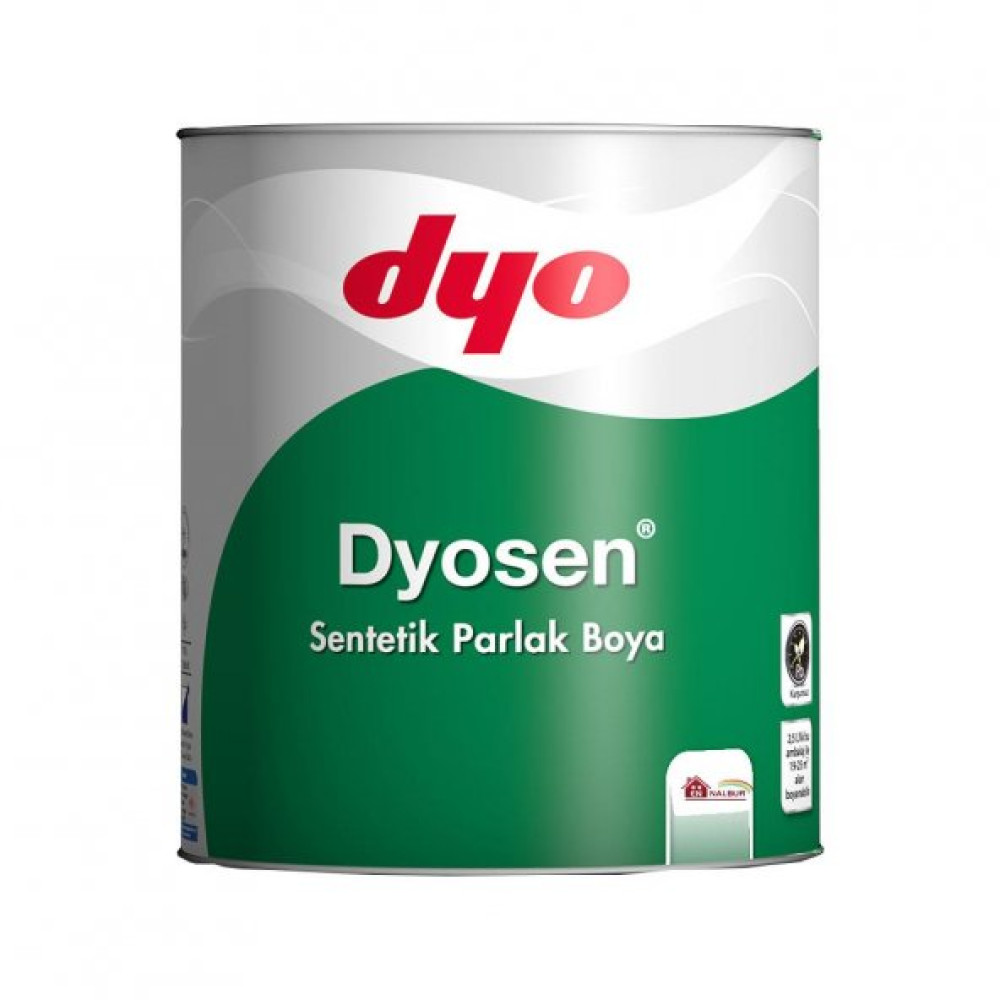 Dyosen Sentetik Parlak Boya 2,5 Lt Yesil İç Cephe Duvar Boyası Fiyatı