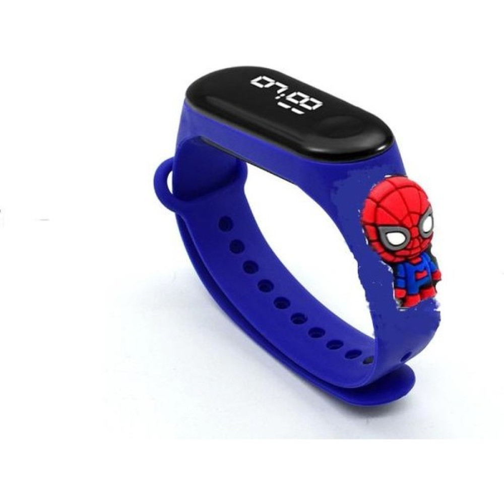Dzc Kuzenler Avm Laci Örümcek Spderman LED Dokunmatik Ekranlı Dijital Çocuk ve Genç Kol Saati (Akıllı Değiller) Kol Saatleri Fiyatı