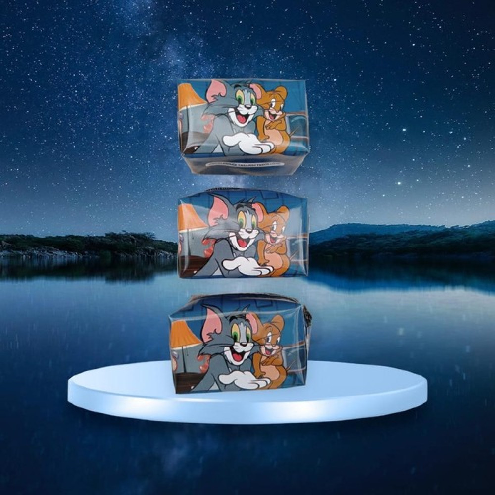 Dzc Kuzenler Avm Tom ve Jerry Bozuk Para Cüzdanı 3 Lü Set Çocuk Çanta Fermuarlı Unisex Cüzdan Fiyatı