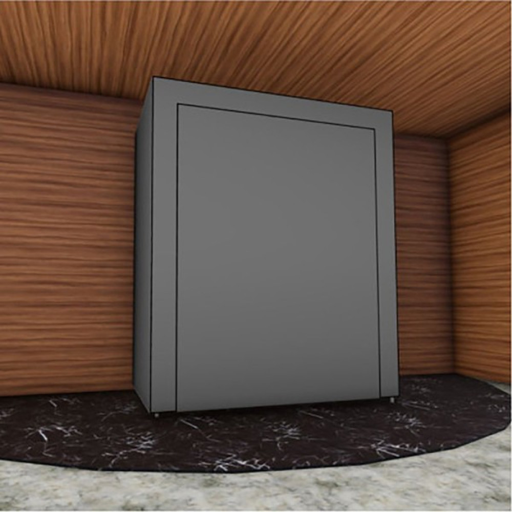 Dzgn Home 3 Raflı Çelik Metal Profilli Bez Dolap Yorgan Hurcu - Gri Banyo Dolabı / Mobilyası Fiyatı