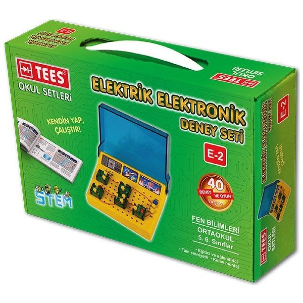 E-2 Fen Bilgisi Elektrik Elektronik Deney Seti - Yeşil Eğitici Oyuncak Fiyatı