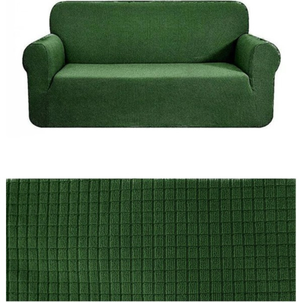 E Bahar Likrali 3 Kişilik Lastikli Koltuk Kılıfı. Çekyat Koltuk Örtüsü Streç Esnek Kanepe Kılıfı - 180 x 230 cm - Koyu Yeşil Koltuk & Kanepe Örtüsü Fiyatı