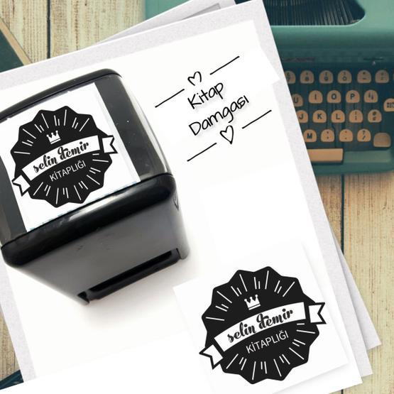 E-Hediyeci 409 Kişiye Özel Retro Tarz Kitap Kaşe