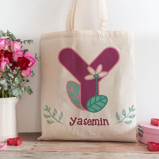 E-Hediyeci 8682005635535 Kişiye Özel Y Harfi Tasarımlı İsim Yazılı Çanta Hediyelik Eşya Fiyatı