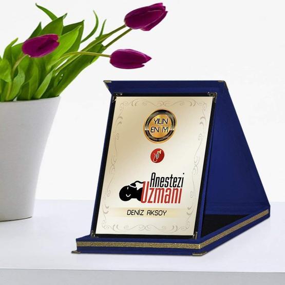 E-Hediyeci Yılın En İyi Anestezi Uzmanı Lacivert Plaket Ödülü