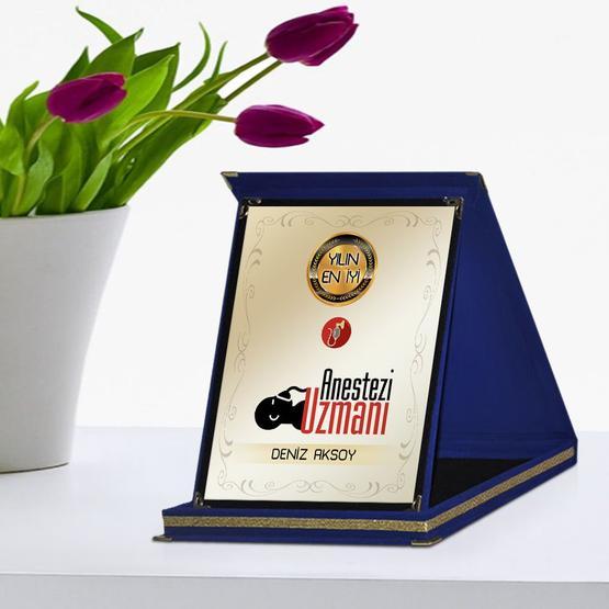 E-Hediyeci Yılın En İyi Anestezi Uzmanı Lacivert Plaket Ödülü