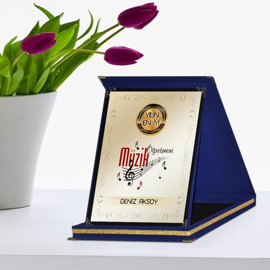 E-Hediyeci Yılın En İyi Müzik Öğretmeni Lacivert Plaket Ödülü