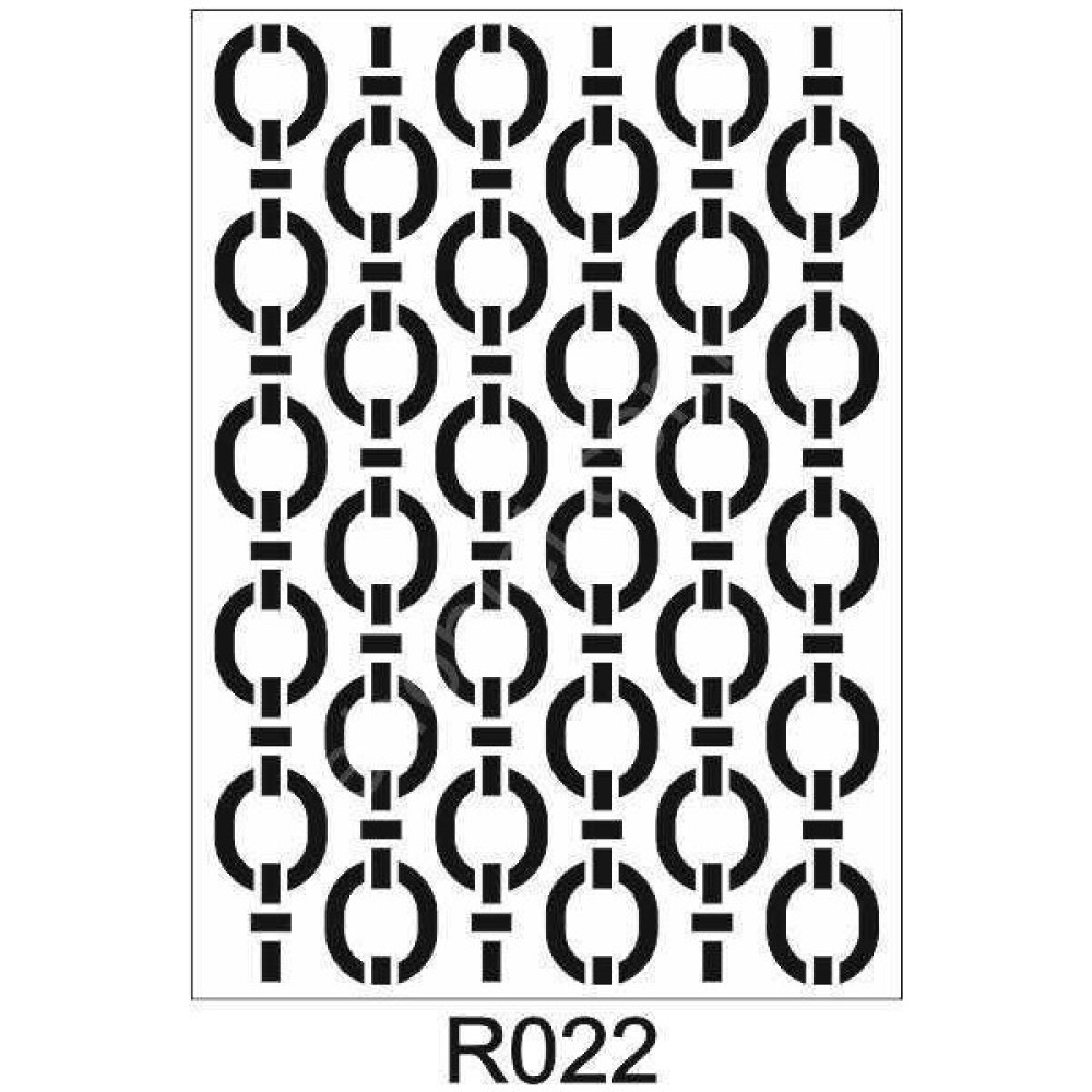 E Hobici Ardışık Desen Stencil Şablon 25X35 R-047 Akrilik Boya Fiyatı