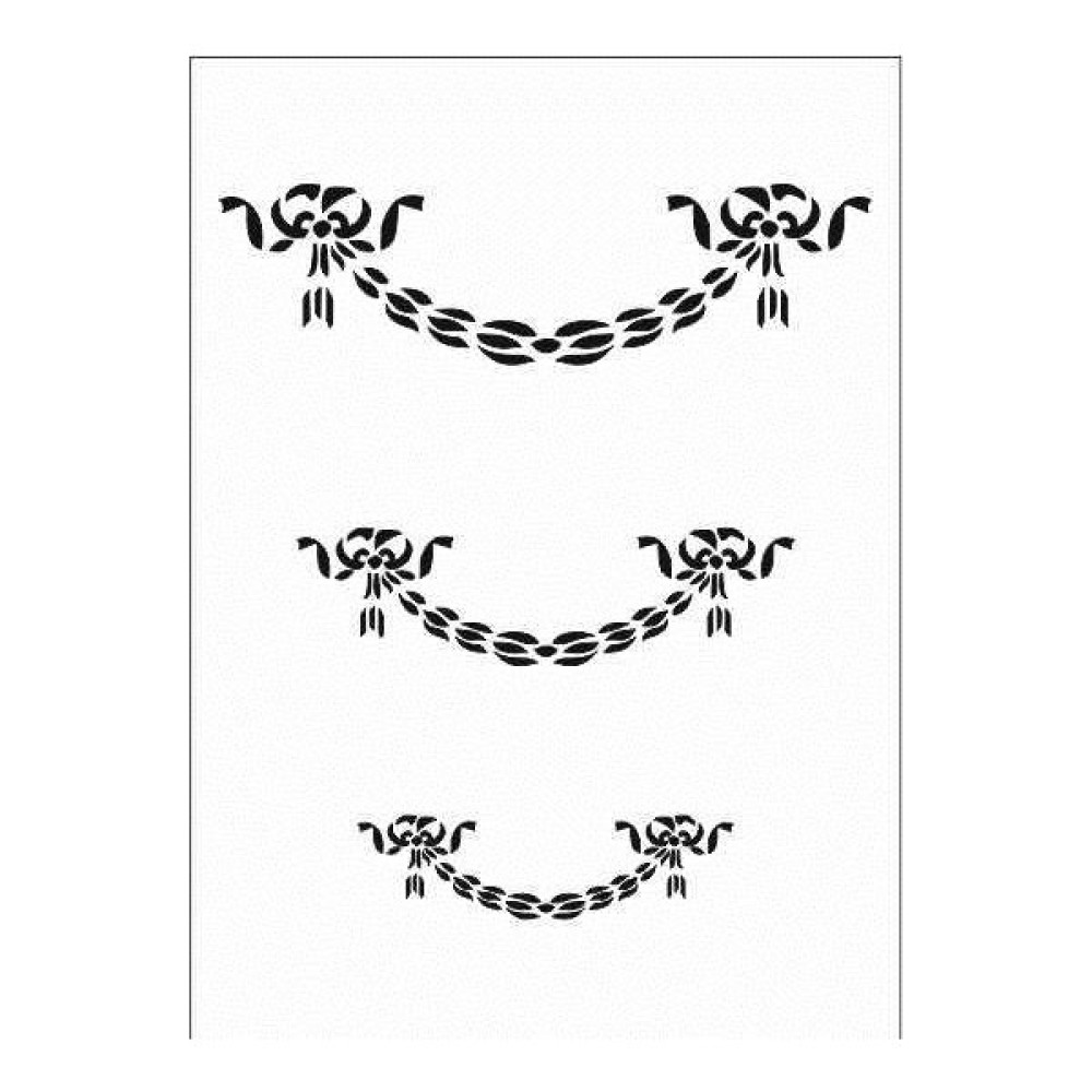 E Hobici Çeltik Desen Stencil Şablon 25X35 ÇE-007 - Siyah Akrilik Boya Fiyatı