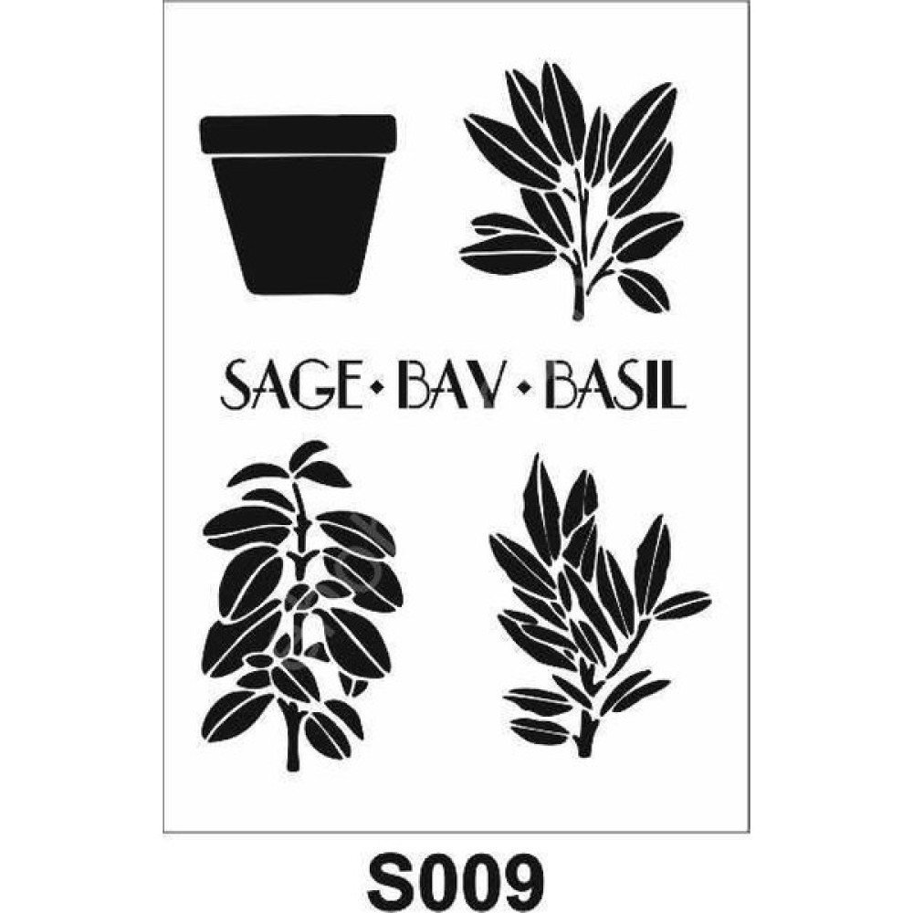 E Hobici Diğer Karışık Desenler Stencil Şablon 21X30 S-009 - Siyah Akrilik Boya Fiyatı