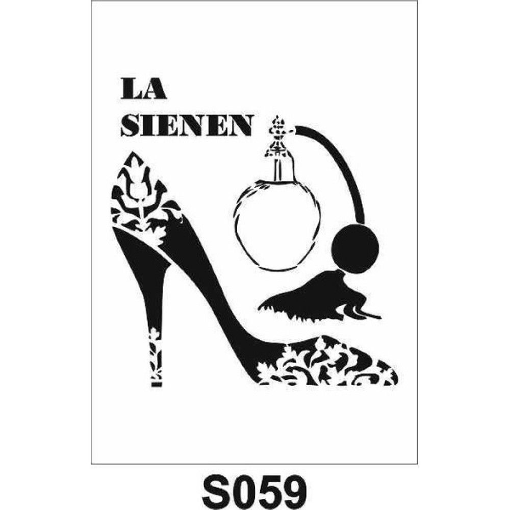 E Hobici Karışık Desenler Stencil Şablon 25 x 25 cm S-059 Sanatsal Malzemeler Fiyatı