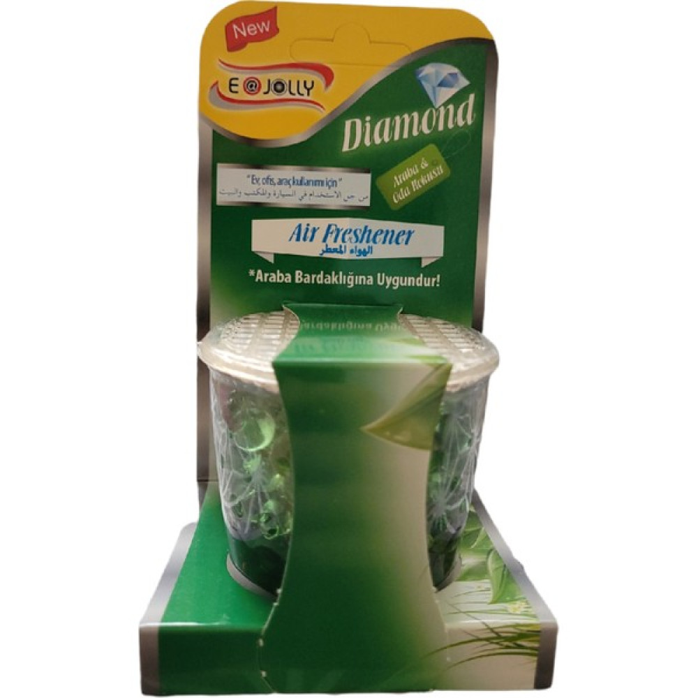 E-Jolly Bardak Tipi Jel Boncuklu Oto Oda Kokusu Yeşil 100ML Oto Kokuları Fiyatı