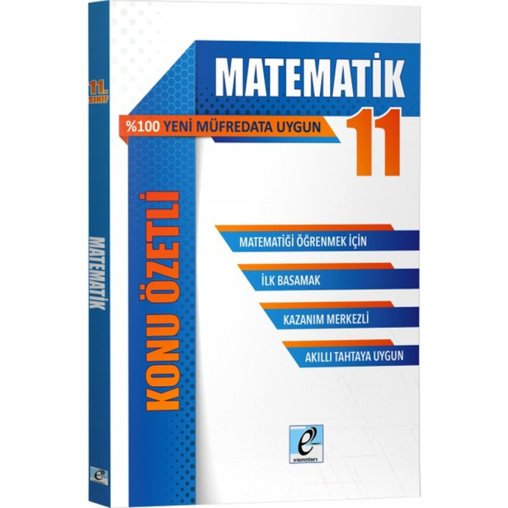 E-Kare 11. Sınıf Matematik Konu Özetli Soru Bankası Seti Matematik Fiyatı