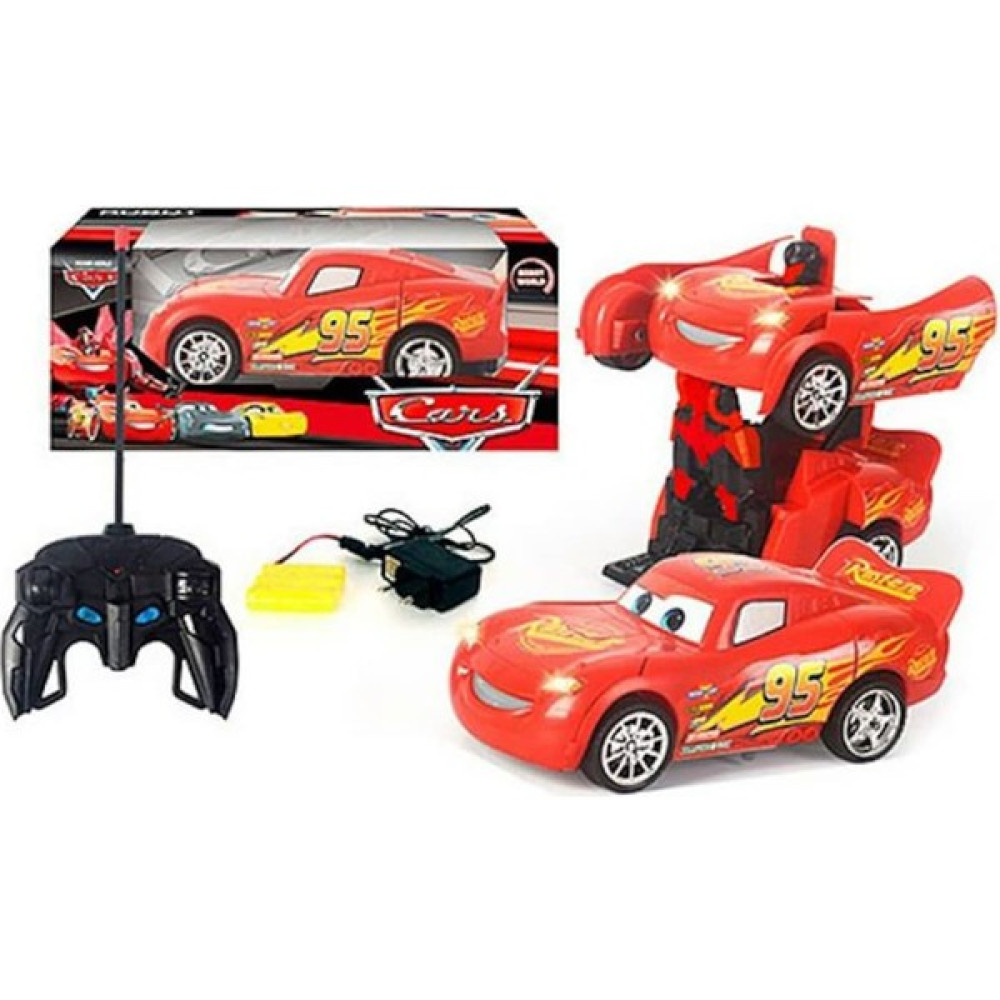 E-kids Robota Dönüşen Şimşek Mcqueen Uzaktan Kumandalı Şarjlı Araba Oyuncak Araç Fiyatı