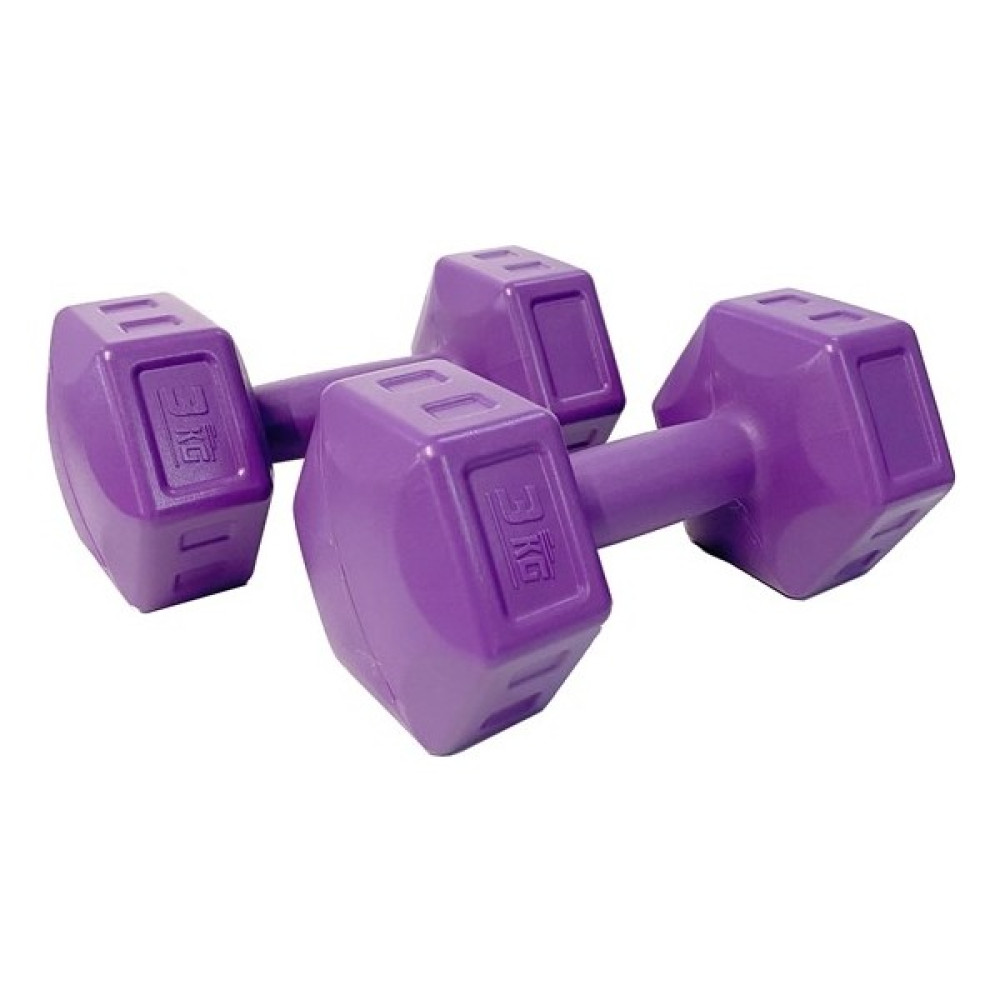 E-Life 3 kg Mor Dambıl Seti 3 kg x 2 Adet Toplam 6 kg Ağırlık Seti Dambıllar & El / Ayak Ağırlıkları Fiyatı