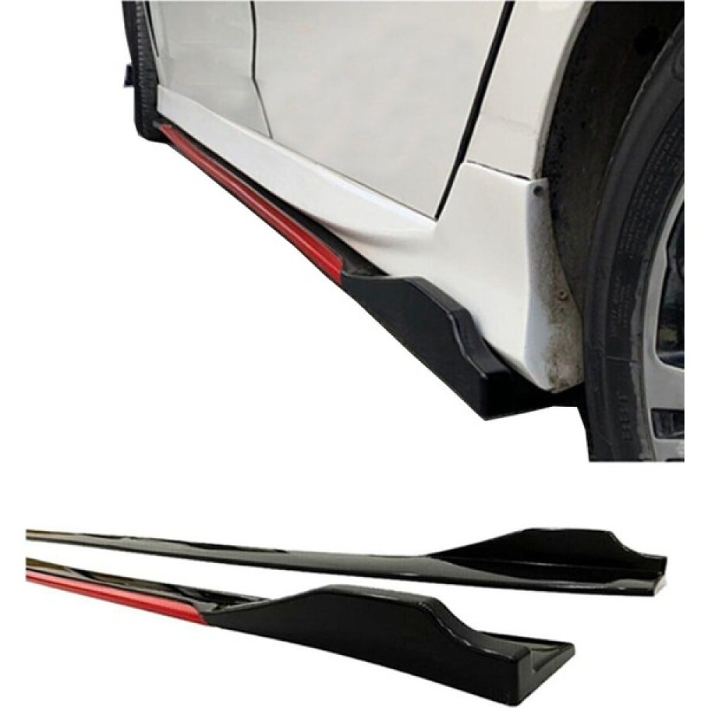 E Otomarket Honda Civic Fc5 2016-2021 Kırmızı Şeritli Yan Marşpiyel 2 Adet Piona Black Oto Boyaları Fiyatı