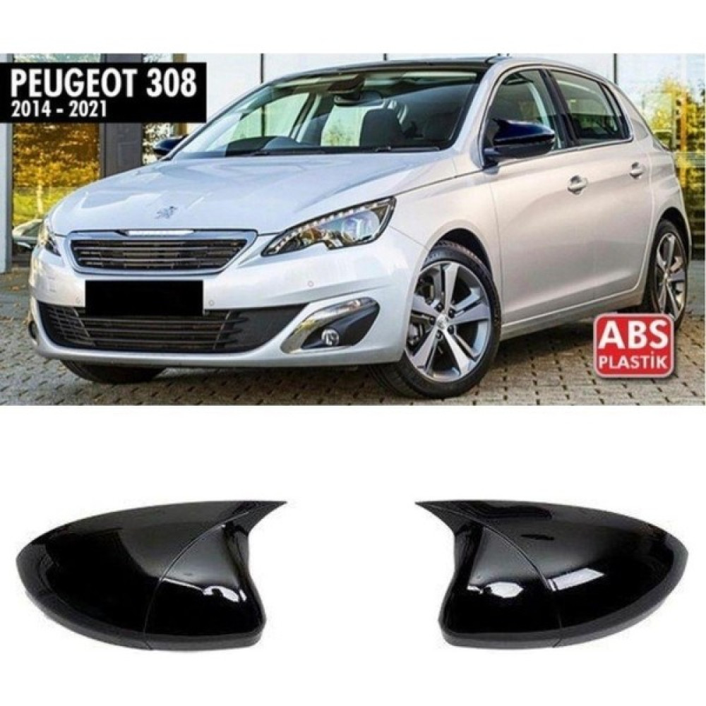 E Otomarket Peugeot 308 Batman Yarasa Ayna Kapağı Piano Black 2013-2021 Arası Oto Boyaları Fiyatı