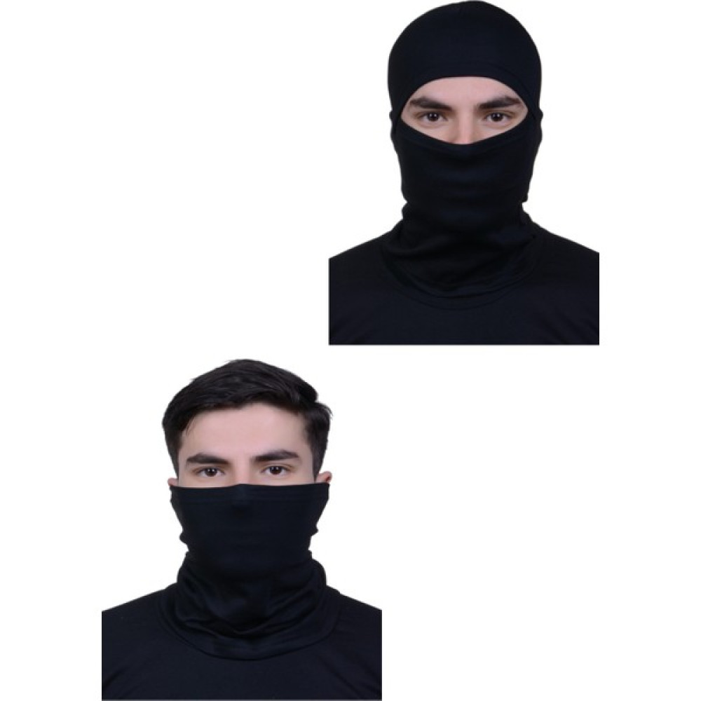 E-Taktik Siyah Kar Maskesi ve ipsiz Boyunluk Bere Seti Bandana (Outdoor) Fiyatı