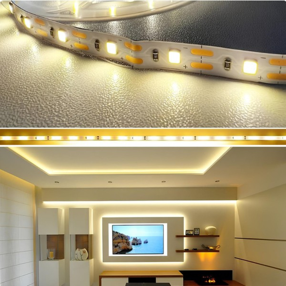 E-Tüccar Mutfak Tezgah Üstü (Dekoratif) 1 Metre Beyaz Şerit LED 12V Adaptör Aç Kapa (On-Off) Anahtarlı - 1 m - 6500K - Beyaz Işık Led Aydınlatmalar Fiyatı