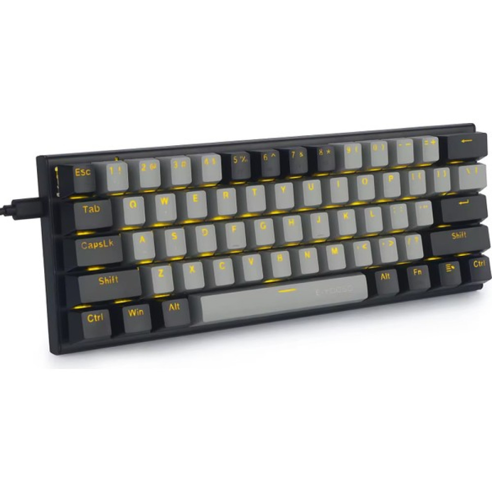 E-Yooso Z-11 Mini 60% Mekanik Gaming Mini Red Switch Klavye (Siyah, Gri, Turuncu Tuşlar) Oyuncu Klavyesi Fiyatı