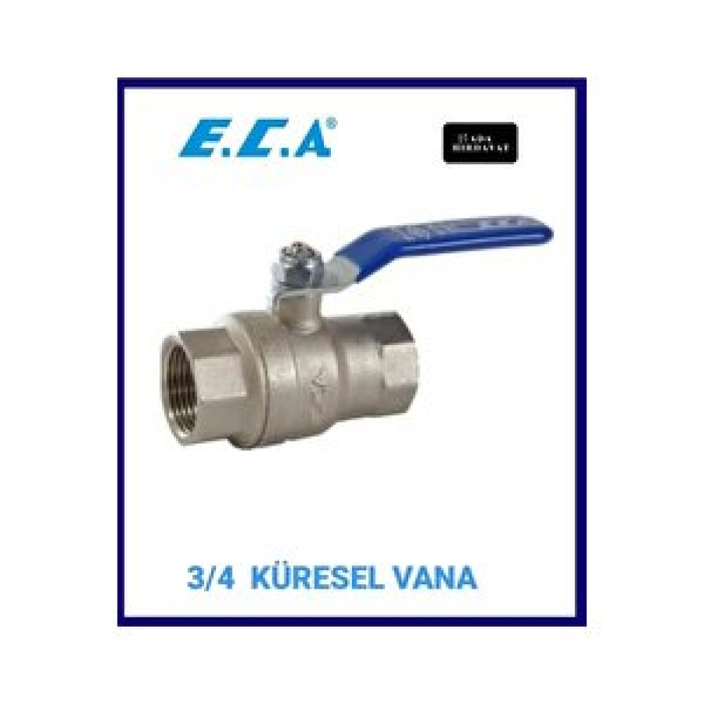 E1yapımarket Eca Küresel Vana 3/4 Bataryalar & Musluklar Fiyatı