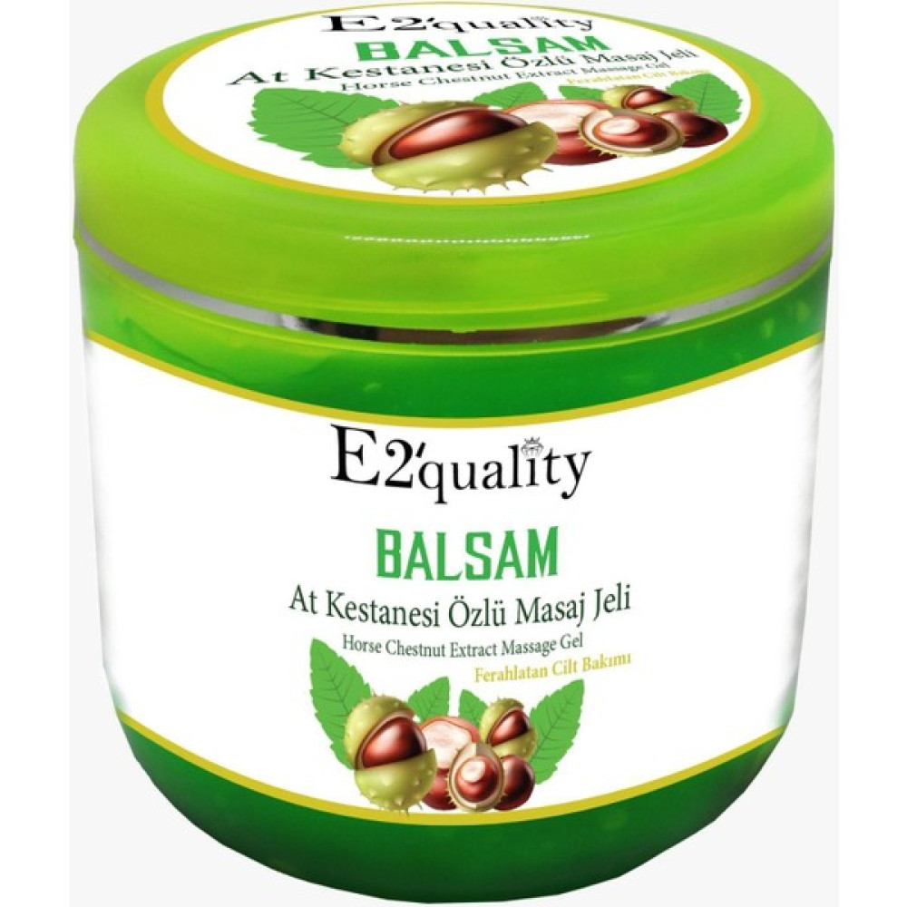 E2' Quality E2'quality At Kestanesi Özlü Masaj Jeli Balsam 500 ml - Şeffaf Bebek Bakım Fiyatı