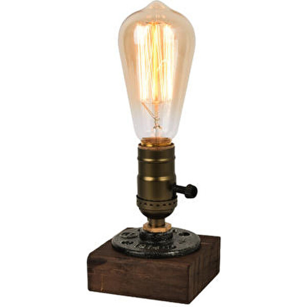 E27 Masa Lambası Vintage Endüstriyel Masa Lambası Loft Edison Masa Fenerler Oturma Odası Başucu Yatak Odası Lamba Ev Deco Işık Armatürleri | LED Ma... Abajur Fiyatı