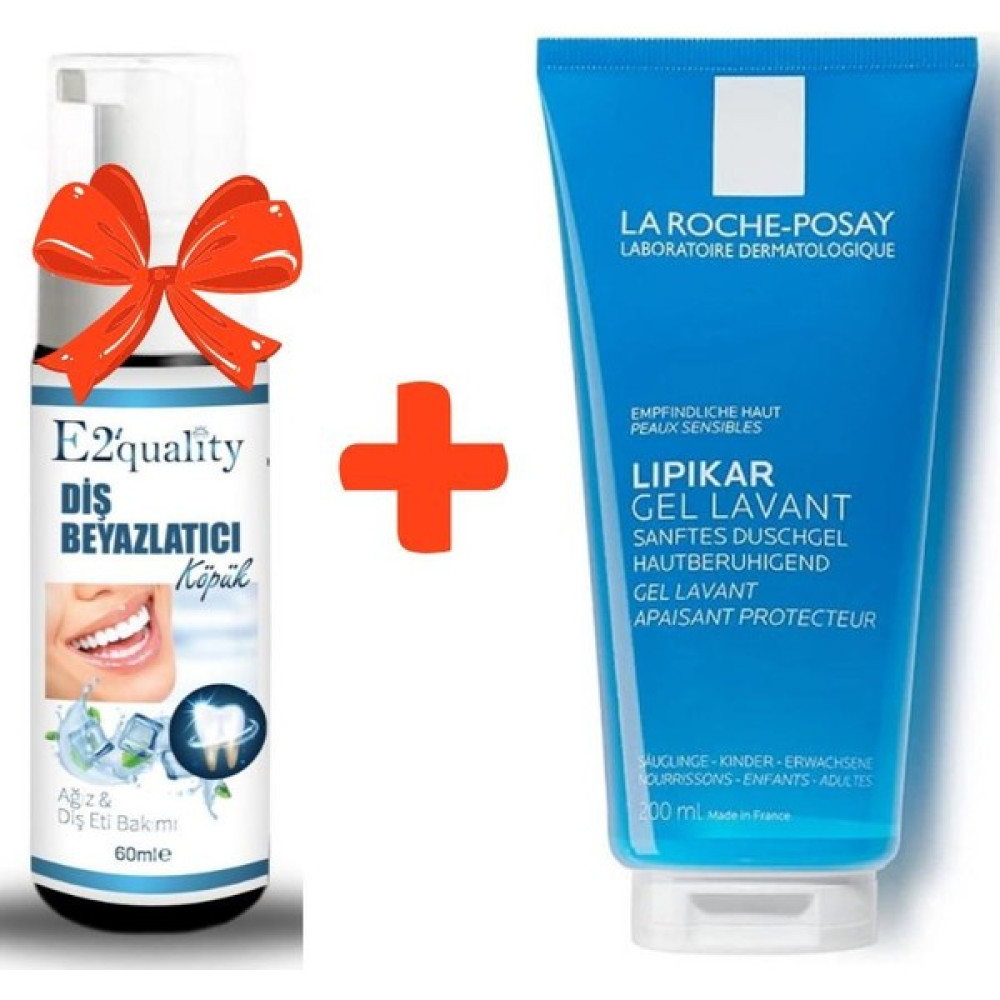E2'quality Diş Beyazlatıcı Köpük + La Roche Posay Lipikar Gel Lavant 200 ml Kuru Ciltler Için Temizleme Jeli Cilt Temizleme ve Peeling Fiyatı