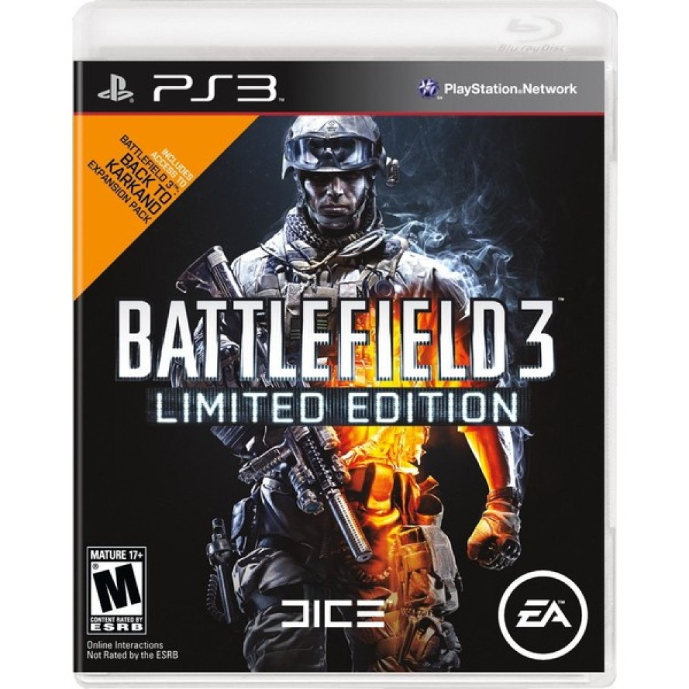 EA Battlefield 3 Limited Edition Ps3 Oyun PlayStation 2 - 3 Oyunları Fiyatı