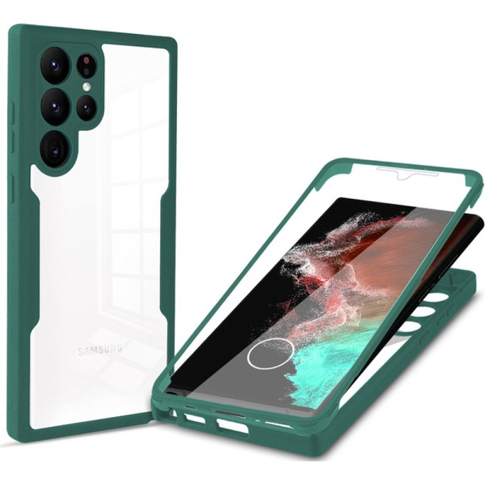 Eabhulie Galaxy S23 Ultra Için Yumuşak Tpu Ekran Koruyucu Telefon Kılıfı - Yeşil (Yurt Dışından) Cep Telefonu Kılıfı Fiyatı