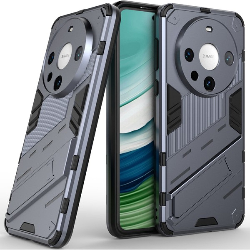 Eabhulie Huawei Mate 60 Pro/mate 60 Pro+ Için Sert Pc Tpu Hibrit Düşme Önleyici Stand Telefon Kılıfı - Gri (Yurt Dışından) - Mate 60 Pro Cep Telefonu Kılıfı Fiyatı