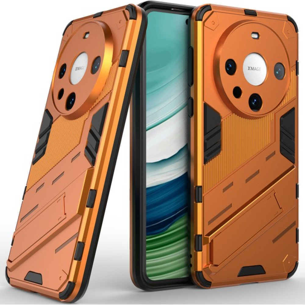 Eabhulie Huawei Mate 60 Pro/mate 60 Pro+ Için Sert Pc Tpu Hibrit Düşme Önleyici Stand Telefon Kılıfı - Turuncu (Yurt Dışından) - Mate 60 Pro Cep Telefonu Kılıfı Fiyatı
