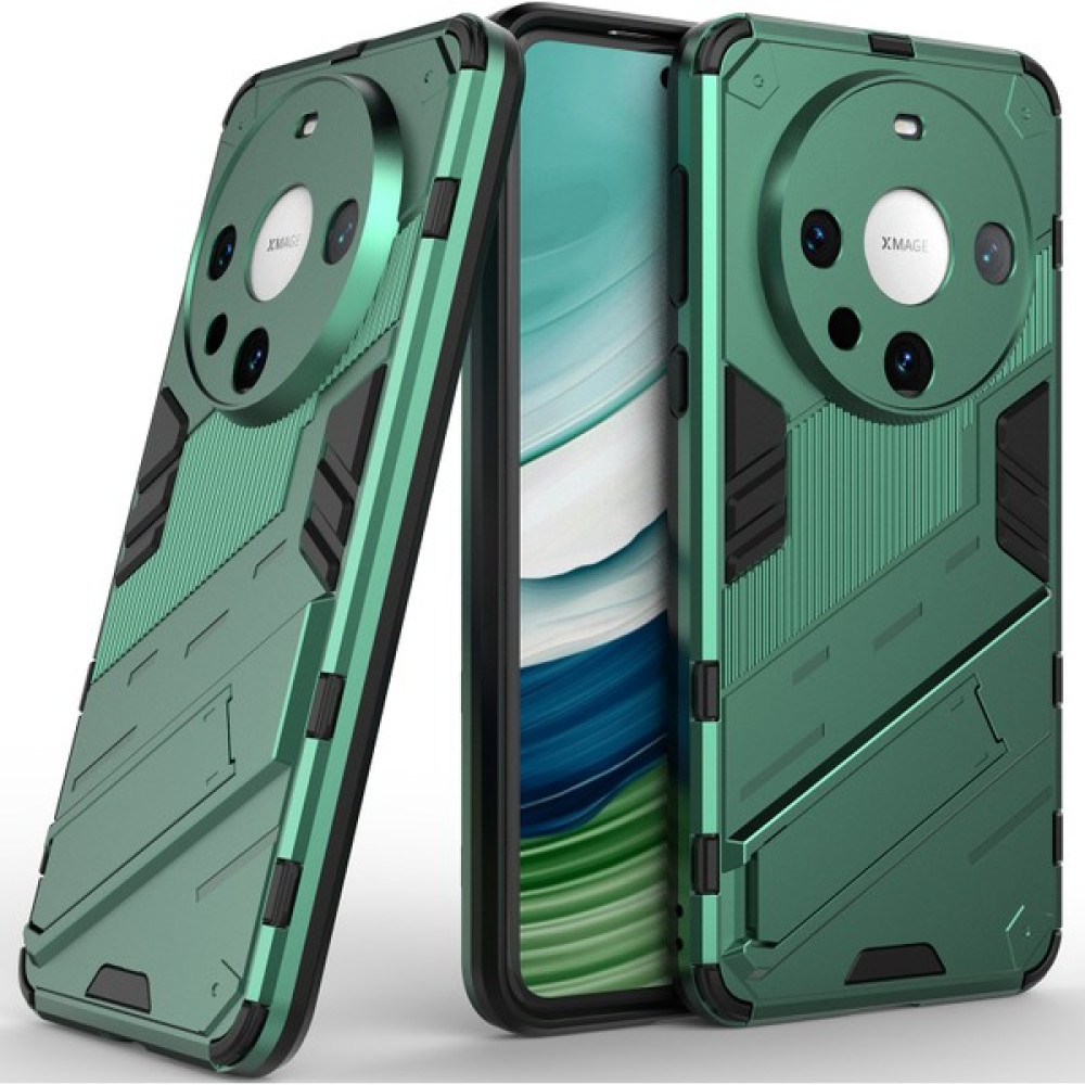 Eabhulie Huawei Mate 60 Pro/mate 60 Pro+ Için Sert Pc Tpu Hibrit Düşme Önleyici Stand Telefon Kılıfı - Yeşil (Yurt Dışından) - Mate 60 Pro Cep Telefonu Kılıfı Fiyatı