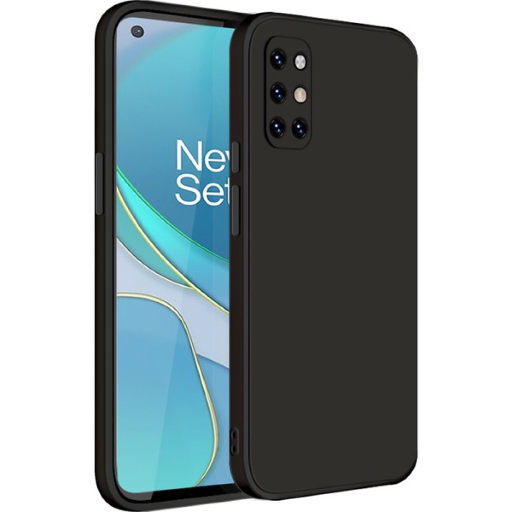 Eabhulie Oneplus 8t İçin İnce Likit Silikon ShockProof Korumalı Kılıf (Yurt Dışından) - Siyah Cep Telefonu Kılıfı Fiyatı