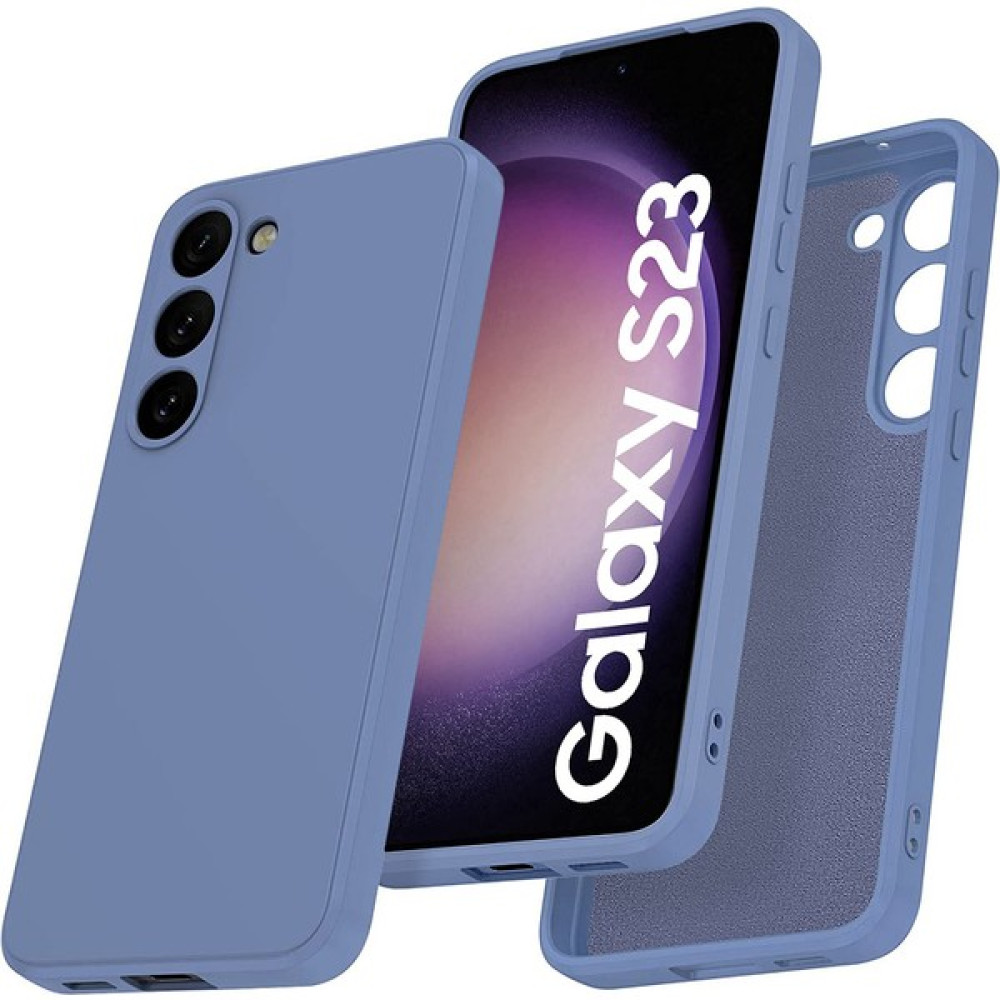 Eabhulie Samsung Galaxy S23 İçin İnce Sıvı Silikon Telefon Kılıfı - Gri (Yurt Dışından) Cep Telefonu Kılıfı Fiyatı