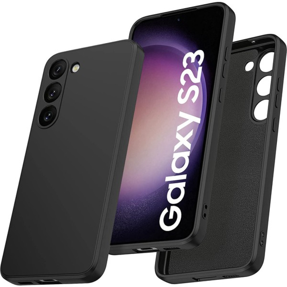 Eabhulie Samsung Galaxy S23 İçin İnce Sıvı Silikon Telefon Kılıfı - Siyah (Yurt Dışından) Cep Telefonu Kılıfı Fiyatı