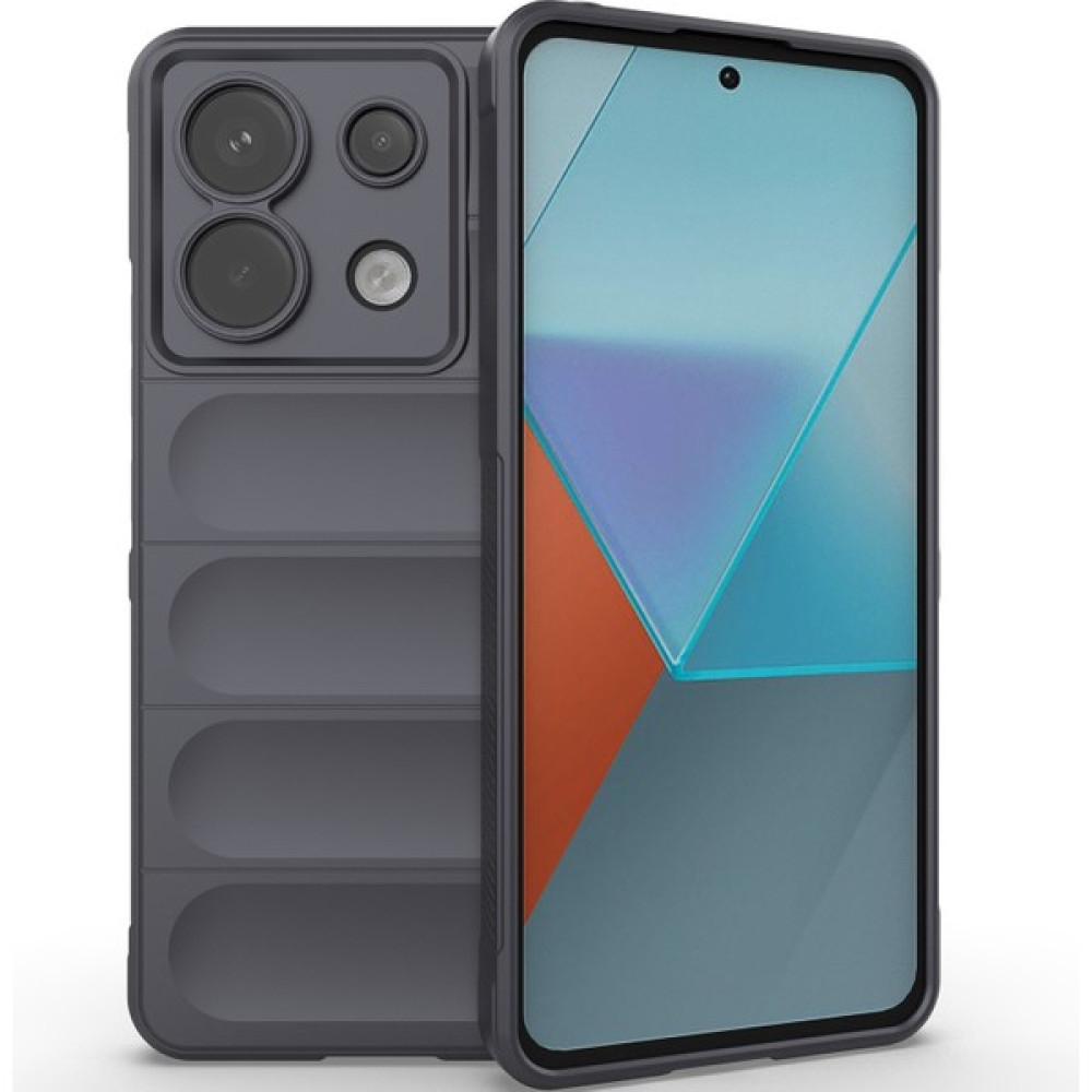 Eabhulie Xiaomi Redmi Note 13 Pro Için Yumuşak Tpu Kaymaz Telefon Kılıfı - Koyu Gri (Yurt Dışından) Cep Telefonu Kılıfı Fiyatı