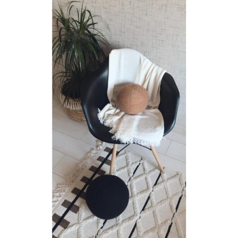 Eachtome Teddy Top Yastık Kahverengi Büyük 40CM - 40 x 40 cm Kırlent / Mobilya Yastığı Fiyatı