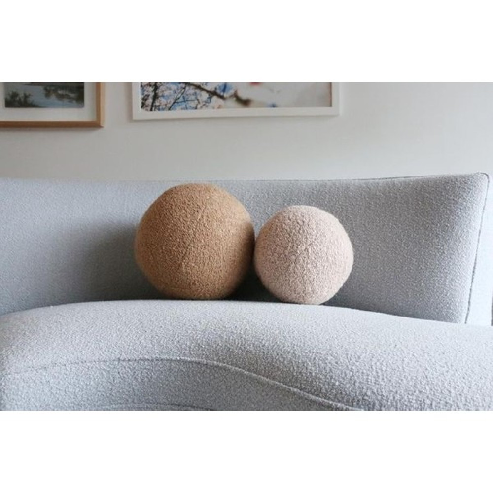 Eachtome Teddy Top Yastık Kahverengi Ekru Takım - 40 x 40 cm Kırlent / Mobilya Yastığı Fiyatı