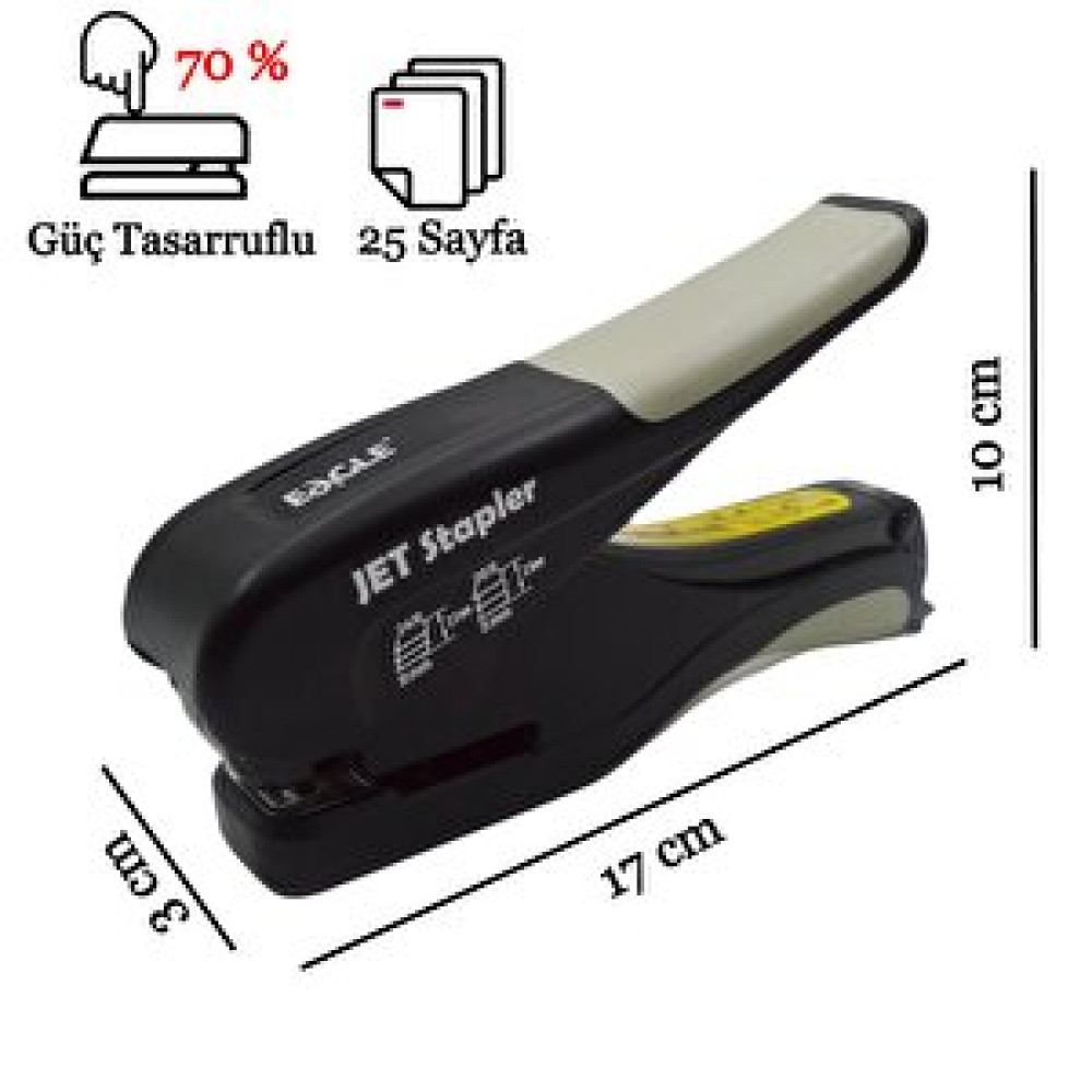 Eagle %70 Güç Tasarruflu 24/6-26/6 Pens Tipi Jet Zımba Makinası Ve Zımba Teli (s10061bp) Ofis Malzemeleri Fiyatı