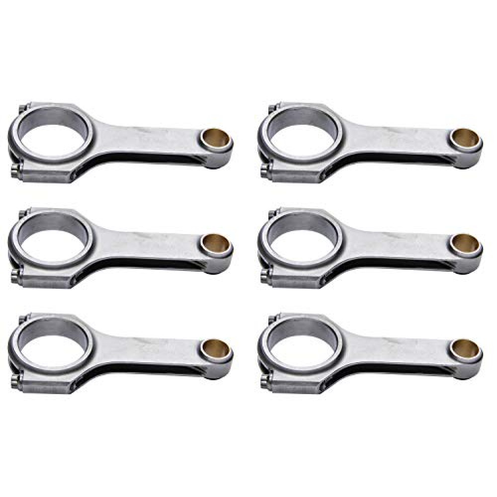 Eagle Specialty Products CRS570063D 5.70" 4340 Forged H-Beam Connecting Rod Set for Chevy 4.3L