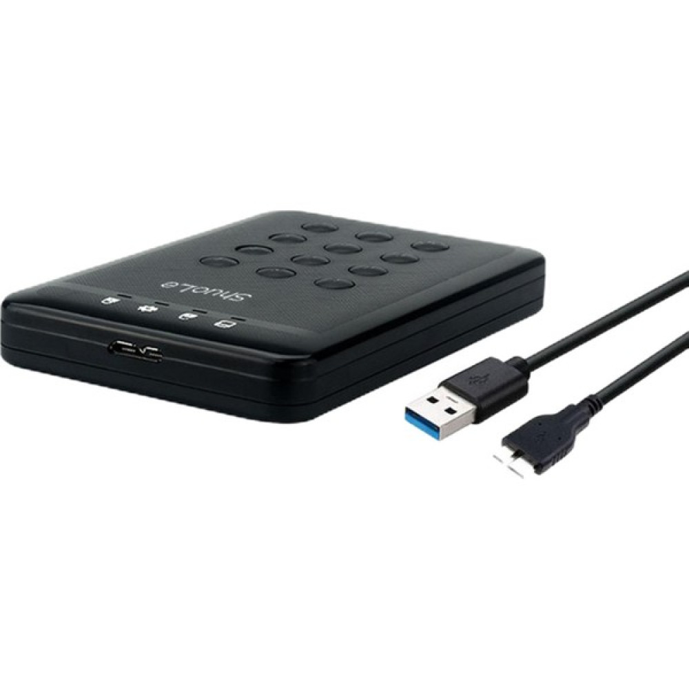 Eakren USB 3.0 HDD Muhafazası 5gbps Şifreli 2,5'' Şifreli Kompakt Kutu (Yurt Dışından) - Siyah Kulaklık Aksesuarı Fiyatı