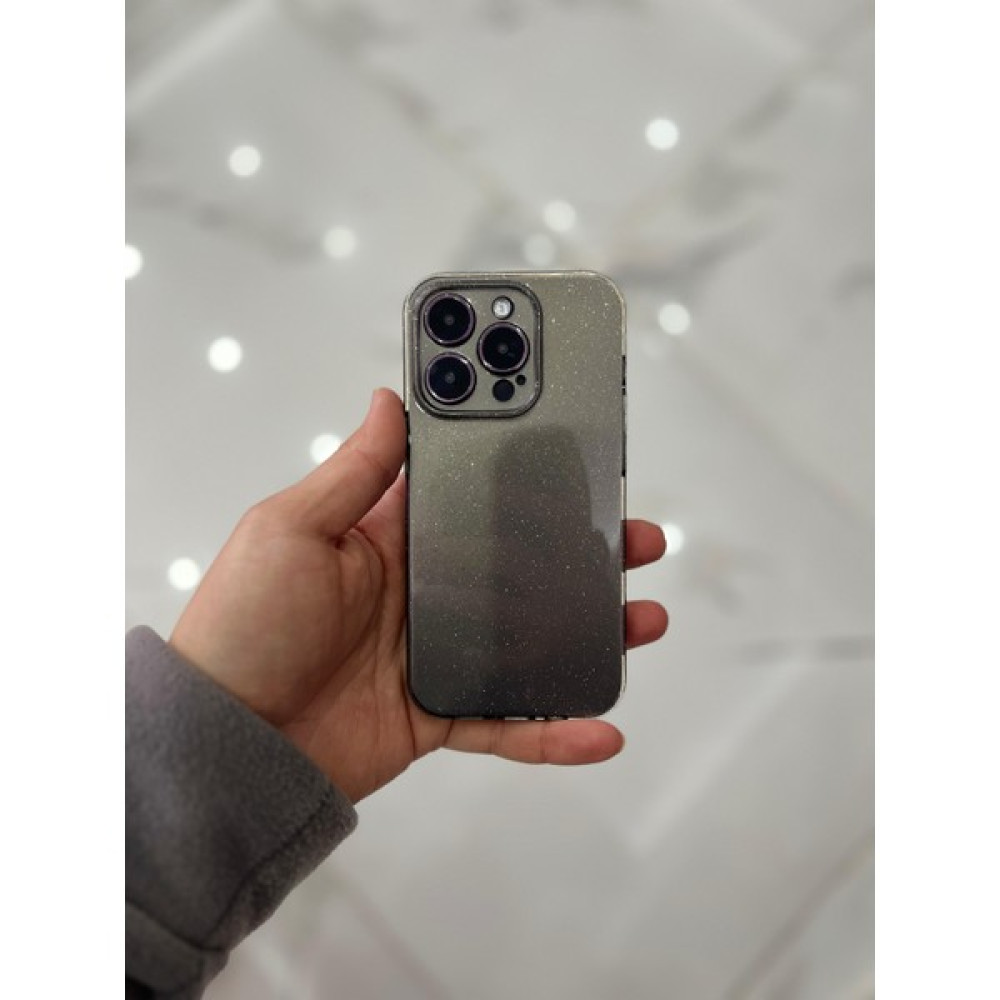 Eaksesuarnet Apple iPhone 15 Pro Kamera Korumalı Simli Renkli Füme Silikon Kılıf Cep Telefonu Kılıfı Fiyatı